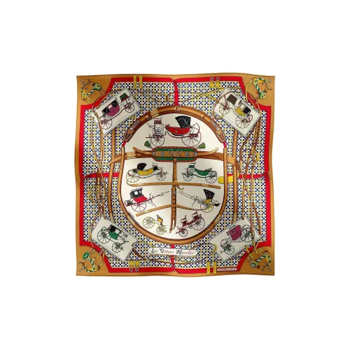 HERMES Шелковые шарфы для женщин многоцветные