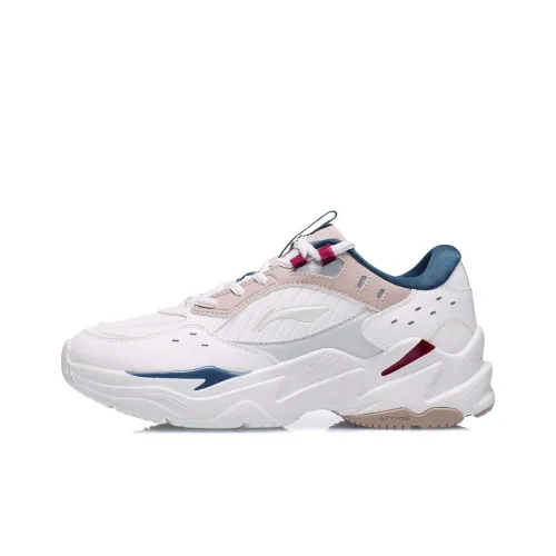 Подкладка Амортизация Противоскользящий Низкий Отскок Кроссовки для Бега Женские Чай Оранжево-розовый