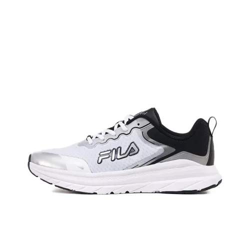 FILA Износостойкий Дышащий Легкий Низкий Топ Беговые кроссовки Мужской Белый