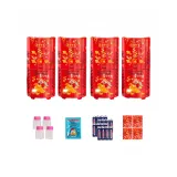 【Делюкс Пакет】 Пиротехнические пузырьки машина + Цветная коробка + 4 бутылки воды + 80 концентратов