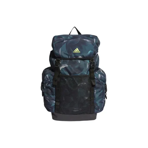 Adidas Ткань из переработанного полиэстера с полотняным переплетением Рюкзак Унисекс Легенда Чернила Arctic Ночной Прозрачный Лимон