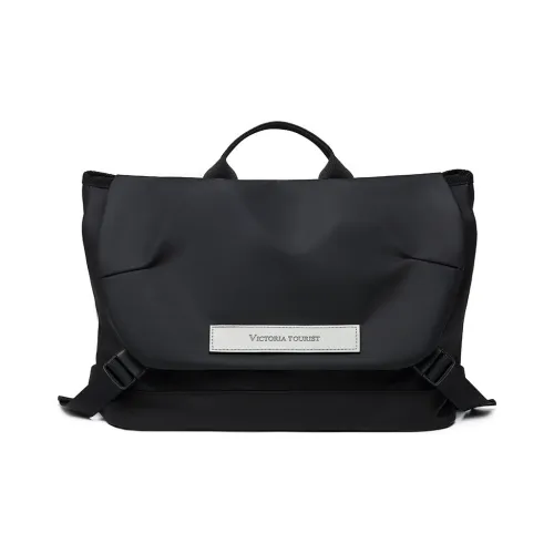 Victorian Traveler Кожа Мембрана Сумка через плечо Сумка через плечо Сумка Обычная Унисекс Черная