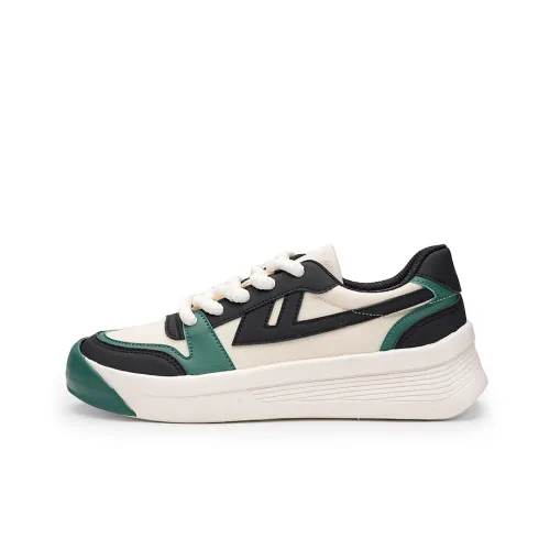 Warrior Амортизация Устойчивость к истиранию Дышащий Низкий Топ Повседневная обувь Унисекс Черный Зеленый