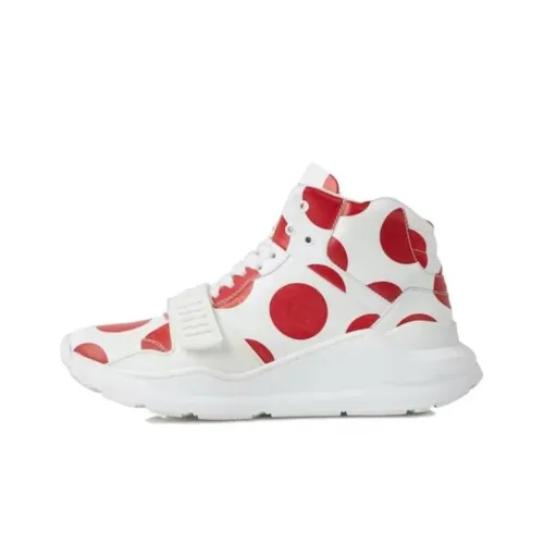 Burberry Низкий топ Повседневная обувь Женская Белая Красная