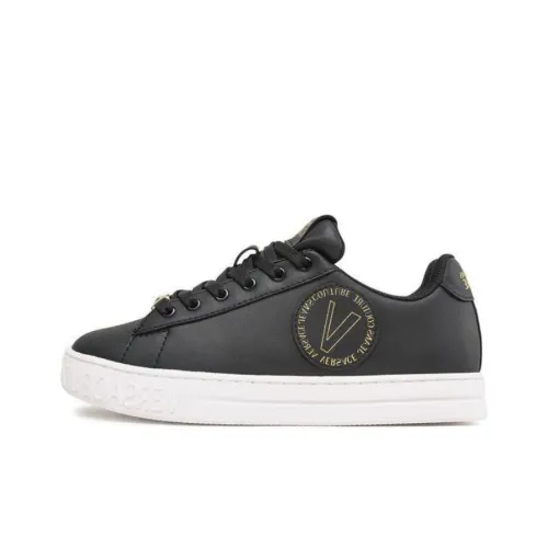VERSACE JEANS COUTURE Скейтборд Кроссовки Низкие Черные Женские