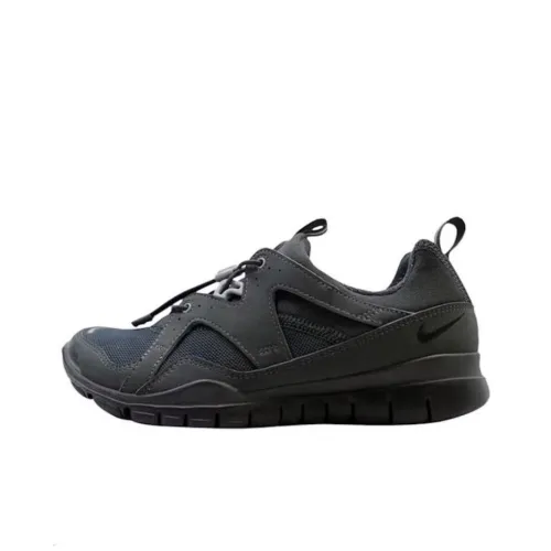 Nike Huarache Light Амортизация Износостойкий Низкий Топ Беговые кроссовки Женские Черный