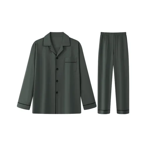 Lan Miao LAMIU Пижамный комплект подходит для весны и осени мужской