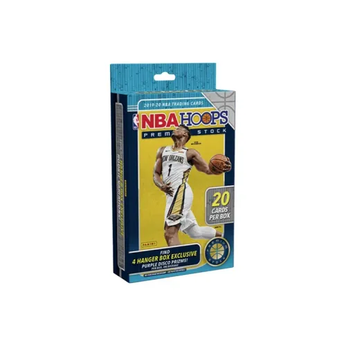 Панини NBA Баскетбольная карта 2019 20 Hoops Вешалка Display Box Спортивные карты Одна коробка