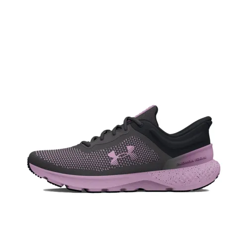 Under Armour Charged Escape 4 Амортизация Низкий Топ Беговые кроссовки Женские Черный Фиолетовый
