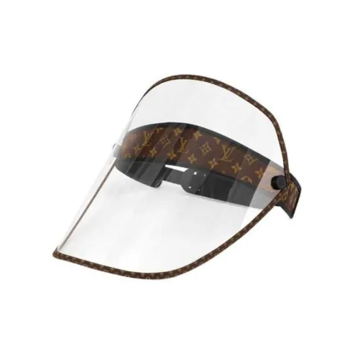 LOUIS VUITTON Холст Кожа Шляпа от солнца Женская Коричневый