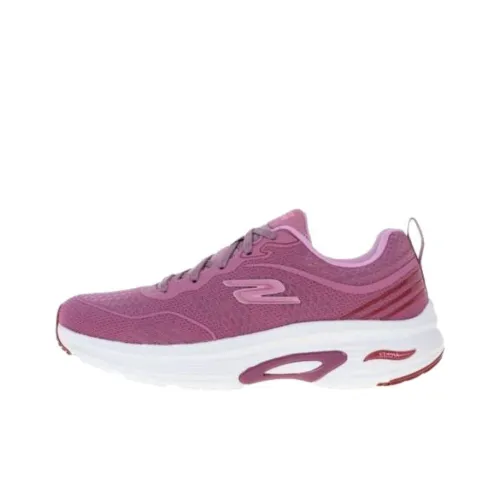 Skechers Go Run Arch Fit Low Топ Повседневные Беговые Кроссовки Женские Фиолетовые