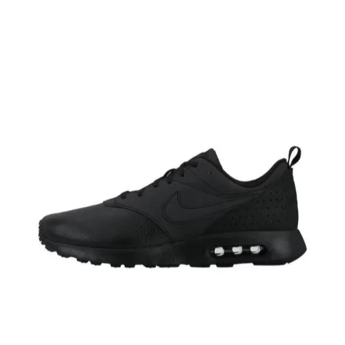 Nike Air Max Tavas Амортизация Износостойкие Низкие Кроссовки для Бега Унисекс Черные