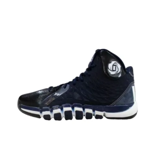 Adidas D Rose 773 2 Амортизация Износостойкий MID Топ Баскетбольные кроссовки Унисекс Черный