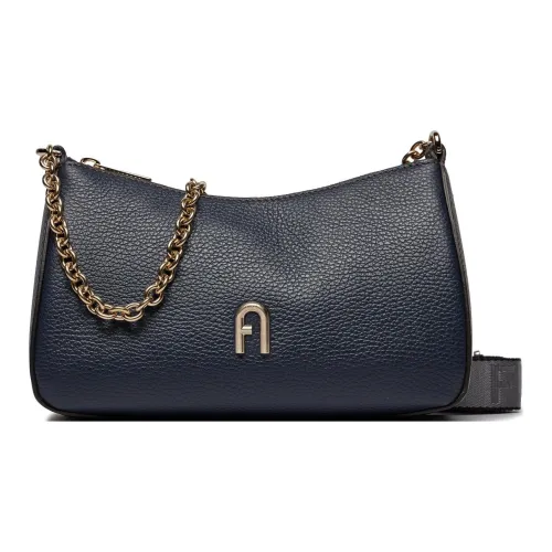 Furla Primula Кожа Портативная Сумка через плечо Сумка на плечо Женская Синяя
