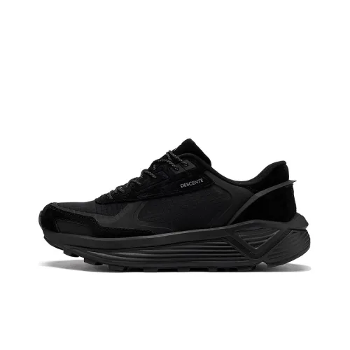 DESCENTE Dualis Легкий Увеличение Высоты Низкий Топ Повседневная Обувь Женская Черная