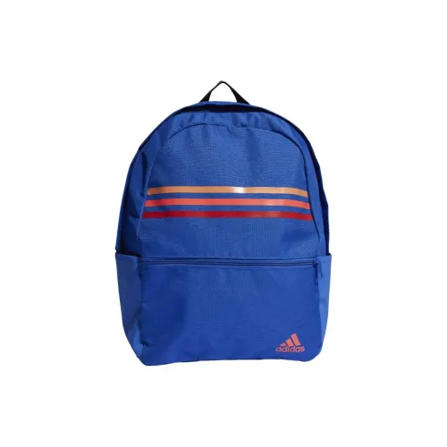 Adidas Ткань из переработанного полиэстера с полотняным переплетением Рюкзак Унисекс Королевский синий Чудо Земляной тон