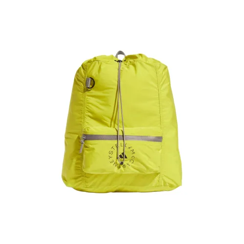 Adidas Stella McCartney Collaboration Рюкзак из переработанного полиэстера с тканью в рубчик женский желтый