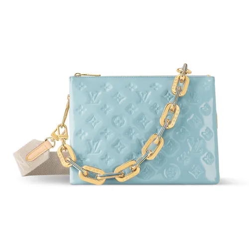 LOUIS VUITTON Coussin Кожа Сумка Сумка через плечо Сумка через плечо Маленькая Женская Синяя