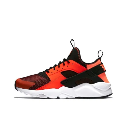 Nike Air Huarache Slip-resistant и дышащие низкие беговые кроссовки унисекс черные и красные