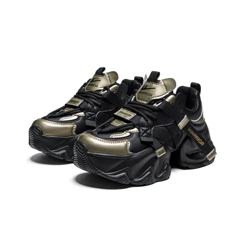 Warrior Casual Низкий Топ Черный/Золотой Женский