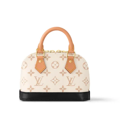 LOUIS VUITTON Alma Кожа Сумка-купол Одно плечо Сумка через плечо Дорожная сумка Сумка Экстра мини Женская Бежевая Песочная Dune