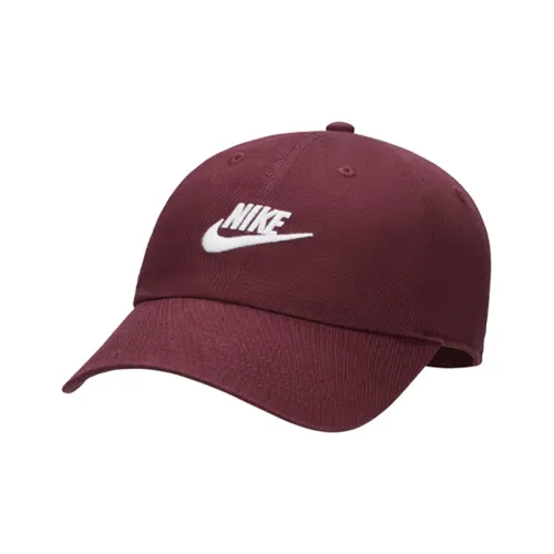 Nike Хлопковые кепки унисекс красного цвета