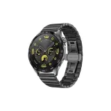 Одиночный браслет из бамбука в форме стального серого.