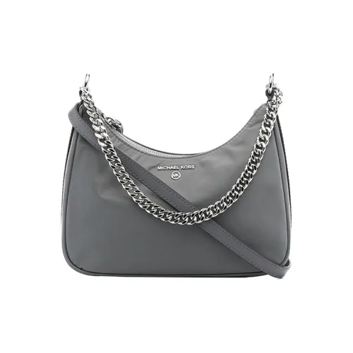 MICHAEL KORS Jet Set Нейлон Портативная Сумка через плечо Сумка на плечо Женская Серого цвета