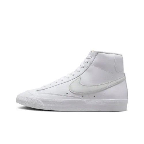 Nike Blazer '77 Abrasion Resistant MID Топ Скейтборд Кроссовки Мужской Pure White