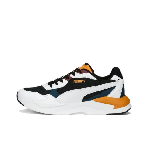 PUMA X Ray Speed Устойчивый к истиранию Дышащий Низкий Топ Повседневная Обувь Унисекс Белый Черный Оранжевый