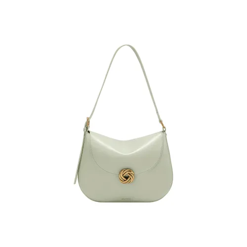 Simedin Сумка через плечо из коровьей кожи женская молочно-белый пузырьково-зеленый