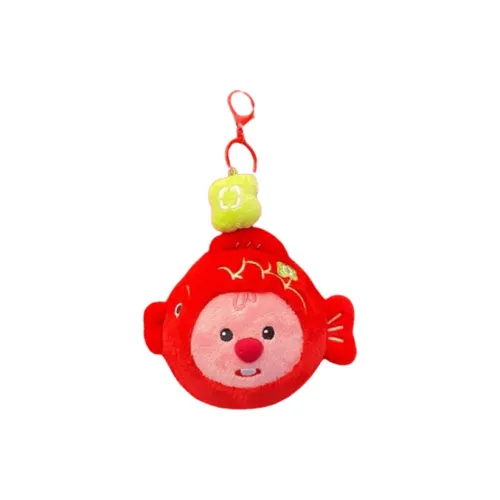 Zanmang Loopy New Year Limited LOOPY Рубин LOOPY Koi Принадлежность Куклы Плюшевый Брелок 12 см Высота