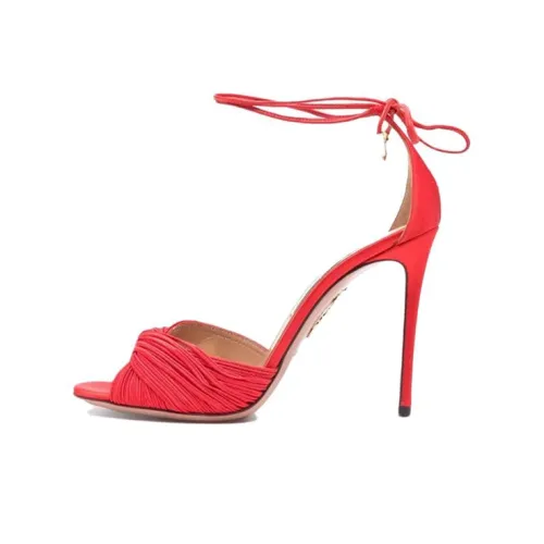 AQUAZZURA One Ремень Сандалии 10,5 см Женские Красные