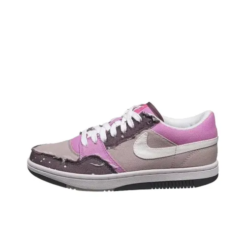 Nike Court Force Royale Low Abrasion Resistant Low Топ Скейтборд Кроссовки Женские Серый Фиолетовый