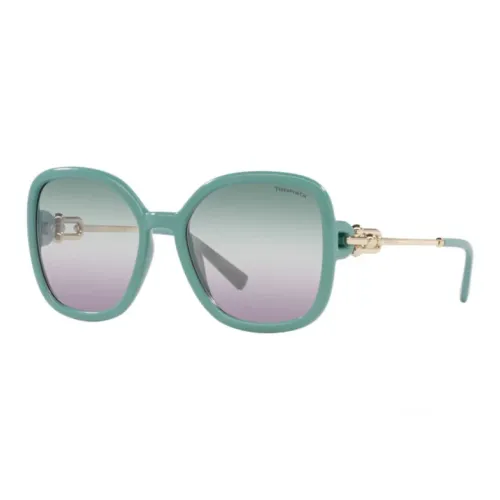 TIFFANY CO. Металл Нерегулярная форма Солнцезащитные очки Унисекс Зеленый