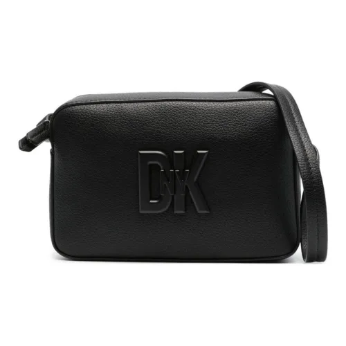 DKNY Телячья кожа Camera Сумка Сумка через плечо Стандартная Женская Черная