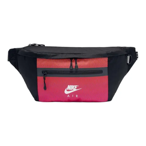 NIKE Elemental Поясные сумки Черно-красный Унисекс