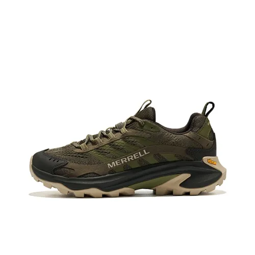 MERRELL MOAB SPEED 2 Уличная обувь Низкий топ Оливково-зеленый Мужской