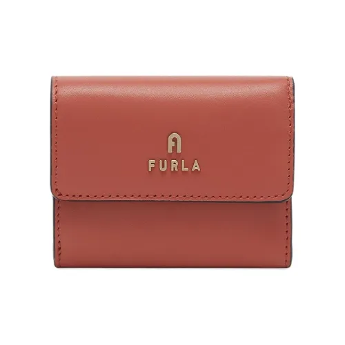 Furla Телячья кожа Кошелек Маленький Женский Корица