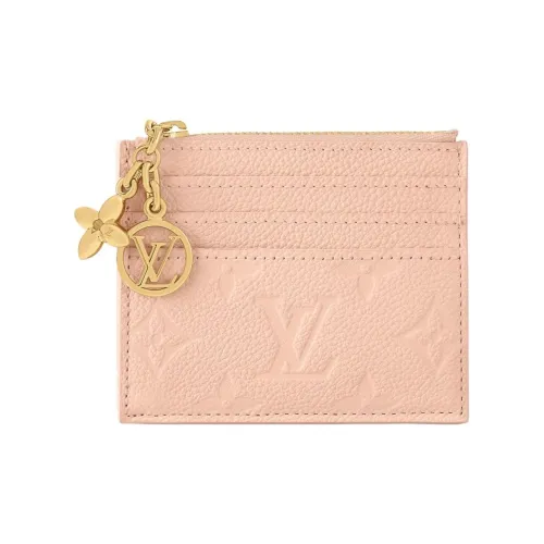 LOUIS VUITTON Кожа Держатель для карт Женский Shamalo Розовый