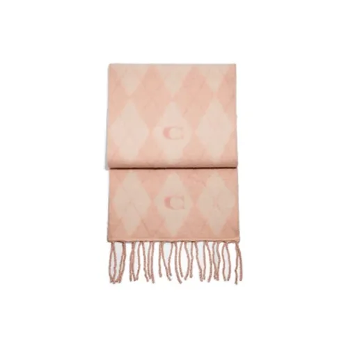 COACH Вязаные шарфы Женские Розовый