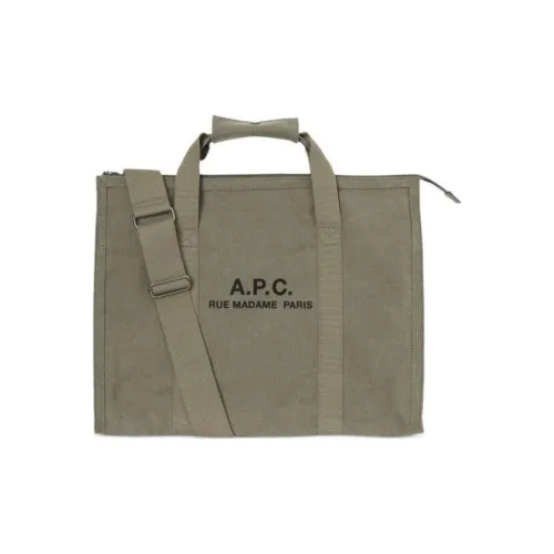 A.P.C Хлопок Спортивный Сумка Сумка через плечо Сумка Мужская Хаки Зеленая