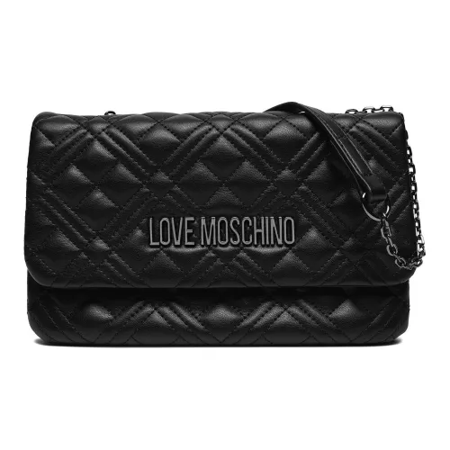 LOVE MOSCHINO Сумка через плечо из искусственной кожи маленькая женская черная