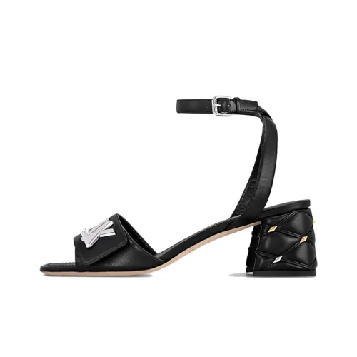LOUIS VUITTON Shake One Strap Sandals 5,5cm Women's Black LOUIS VUITTON Shake One Ремень Сандалии 5,5см Женские Черные