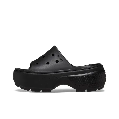 Crocs Слипоны Черные Женские