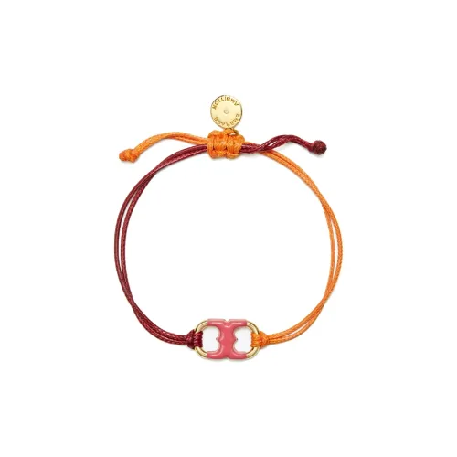 TORY BURCH Латунь Ткань Браслеты Унисекс Оранжевый Синий