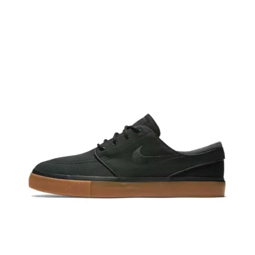 Nike SB Stefan Janoski Амортизация Износостойкие Низкие Кроссовки для Скейтбординга Унисекс Черные