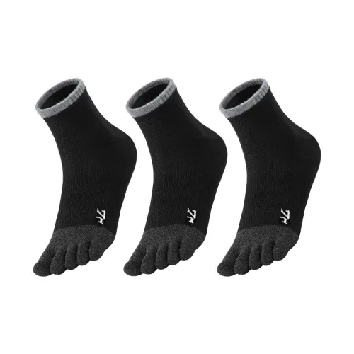 MUSCLESWING Низкие носки унисекс 3 упаковки черный