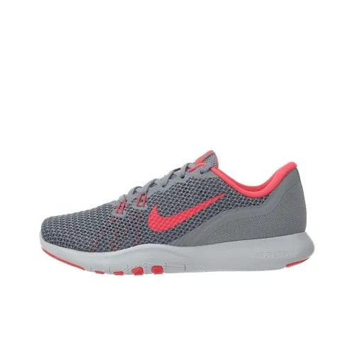 Nike Flex Trainer 7 Slip-Resistant Abrasion-Resistant Low-Top Casual Running Shoes Women's Gray Pink