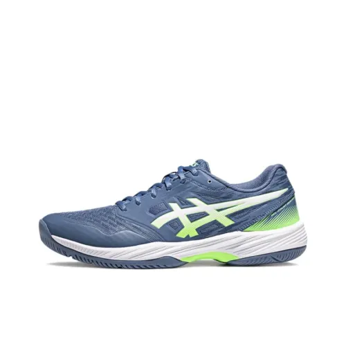 Asics Gel Court Hunter 3 Low Топ Бадминтонная Обувь Мужская Синяя Зеленая